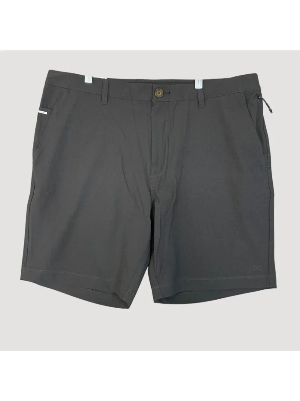 NWT Infinity LinearFlex Men's 36 Dark Gray Hybrid Stretch Shorts